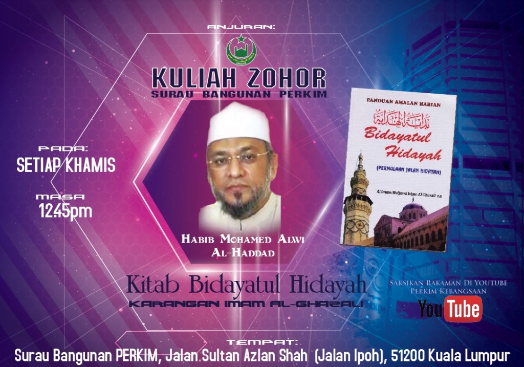 Perkim – Kuliah Zohor: Habib Mohamed Alwi – 